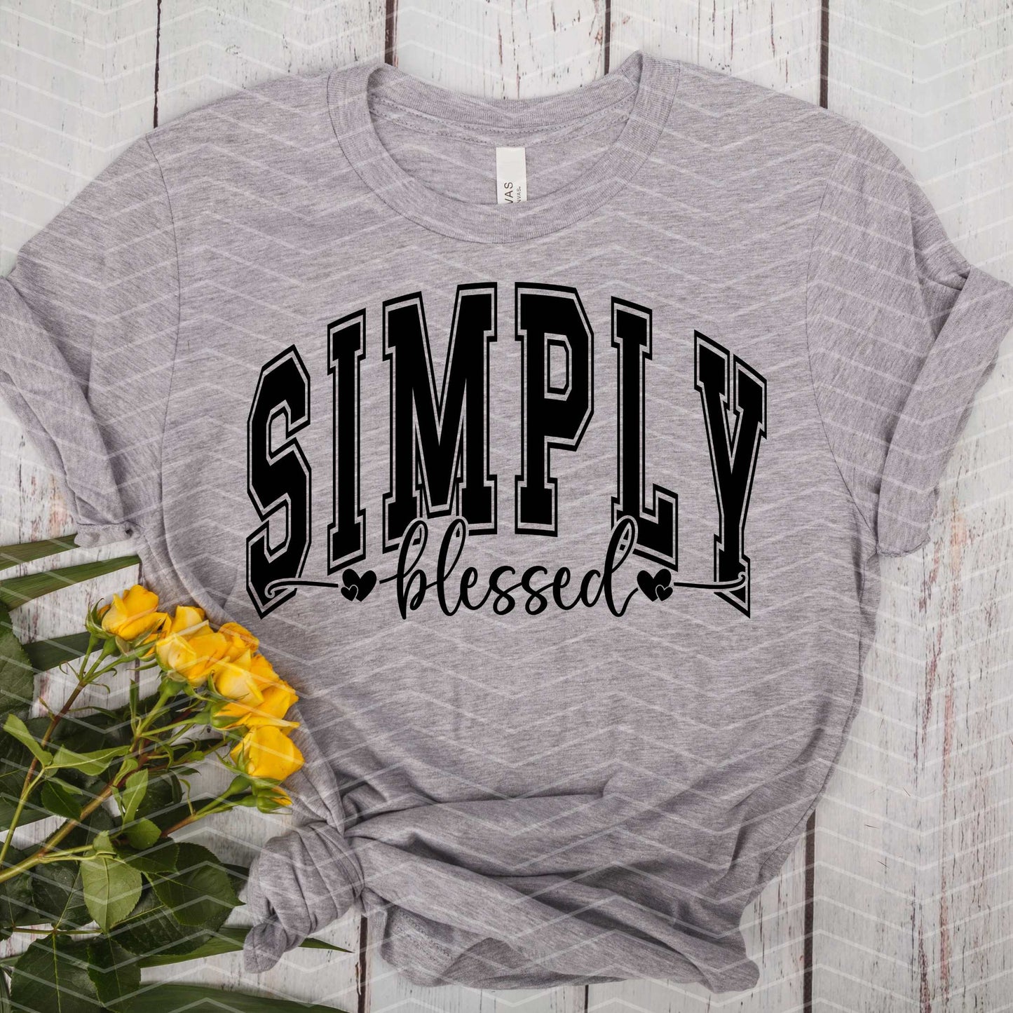 ✨ Simply Blessed Shirt | Christian Faith Tee | Inspirational Graphic T-Shirt (S–5XL)