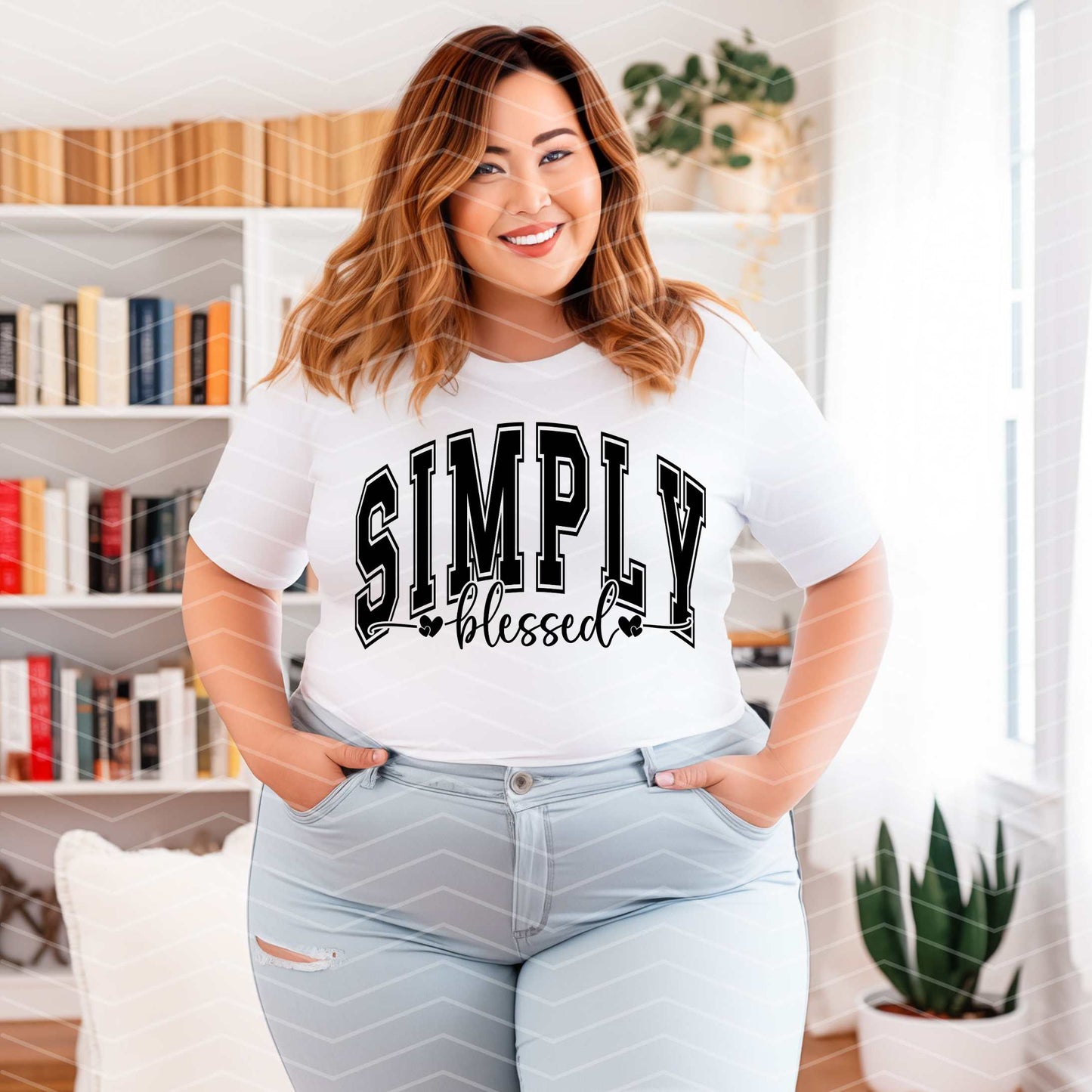 ✨ Simply Blessed Shirt | Christian Faith Tee | Inspirational Graphic T-Shirt (S–5XL)