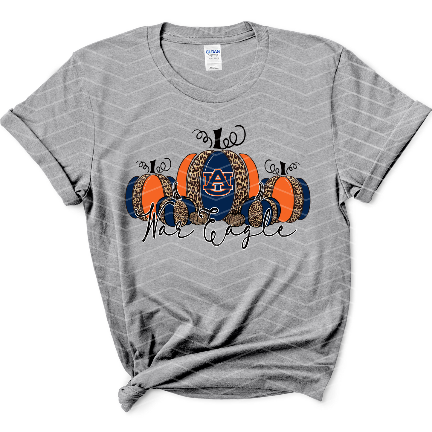 Auburn War Eagle Pumpkin Shirt | Auburn Fall Tee | Game Day Graphic T-Shirt for Women (Sโ5XL)