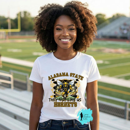 Alabama State University Hornets Shirt • ASU They Not Like Us Tee • Alabama State Apparel • HBCU Game Day T-Shirt