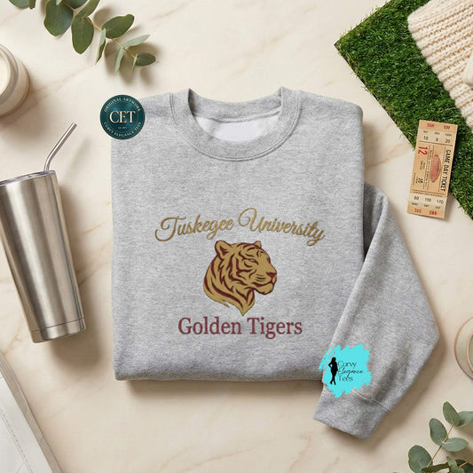 Tuskegee University Golden Tigers T-Shirt & Sweatshirt — HBCU Pride Apparel (S–5XL)