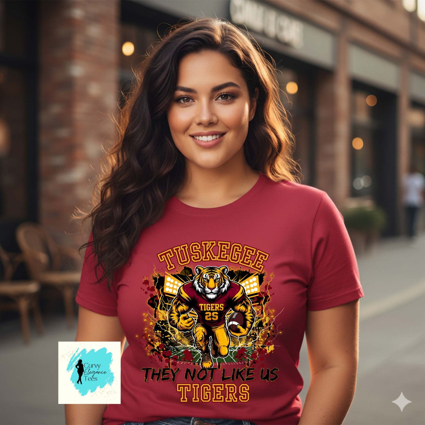 Tuskegee Tigers Shirt • They Not Like Us Tee • Tuskegee University Apparel • HBCU Game Day Shirt • Tuskegee Tigers Football Tee Sizes S–5XL