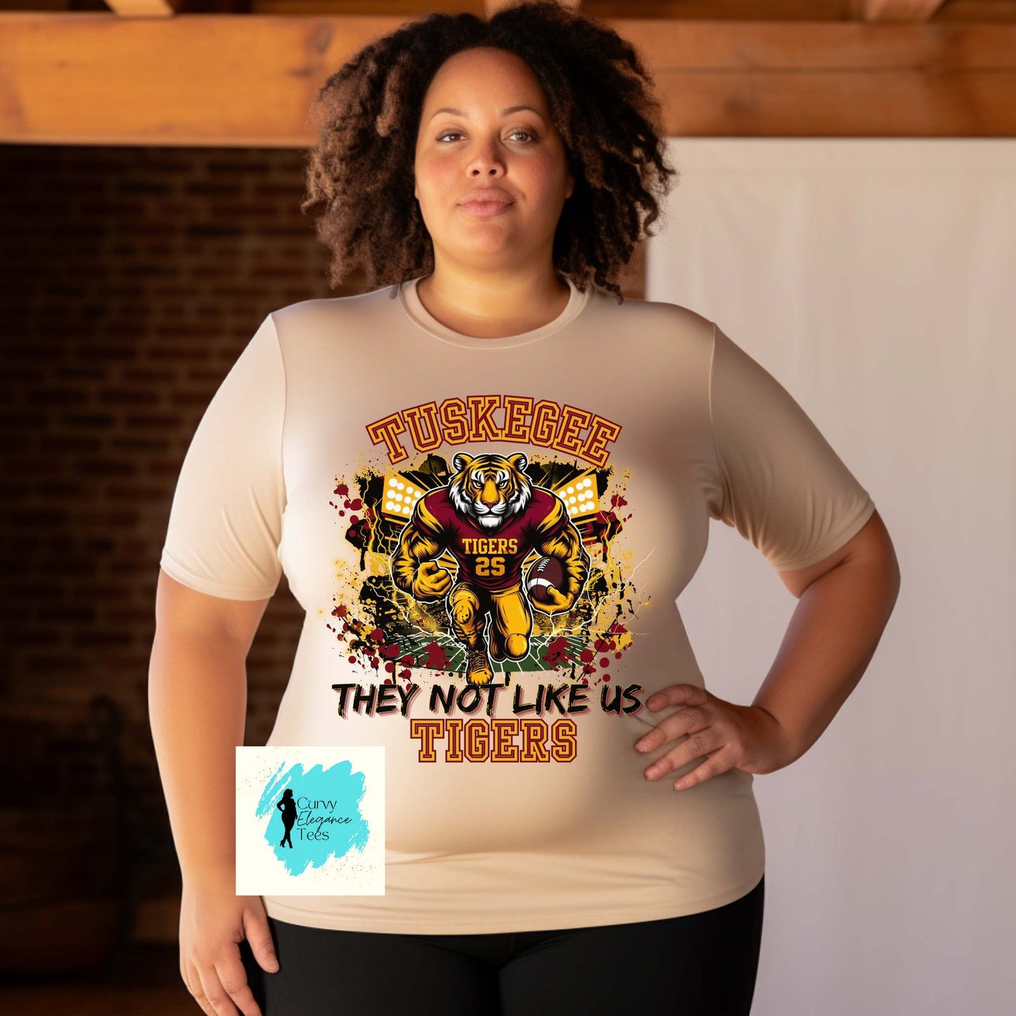 Tuskegee Tigers Shirt • They Not Like Us Tee • Tuskegee University Apparel • HBCU Game Day Shirt • Tuskegee Tigers Football Tee Sizes S–5XL