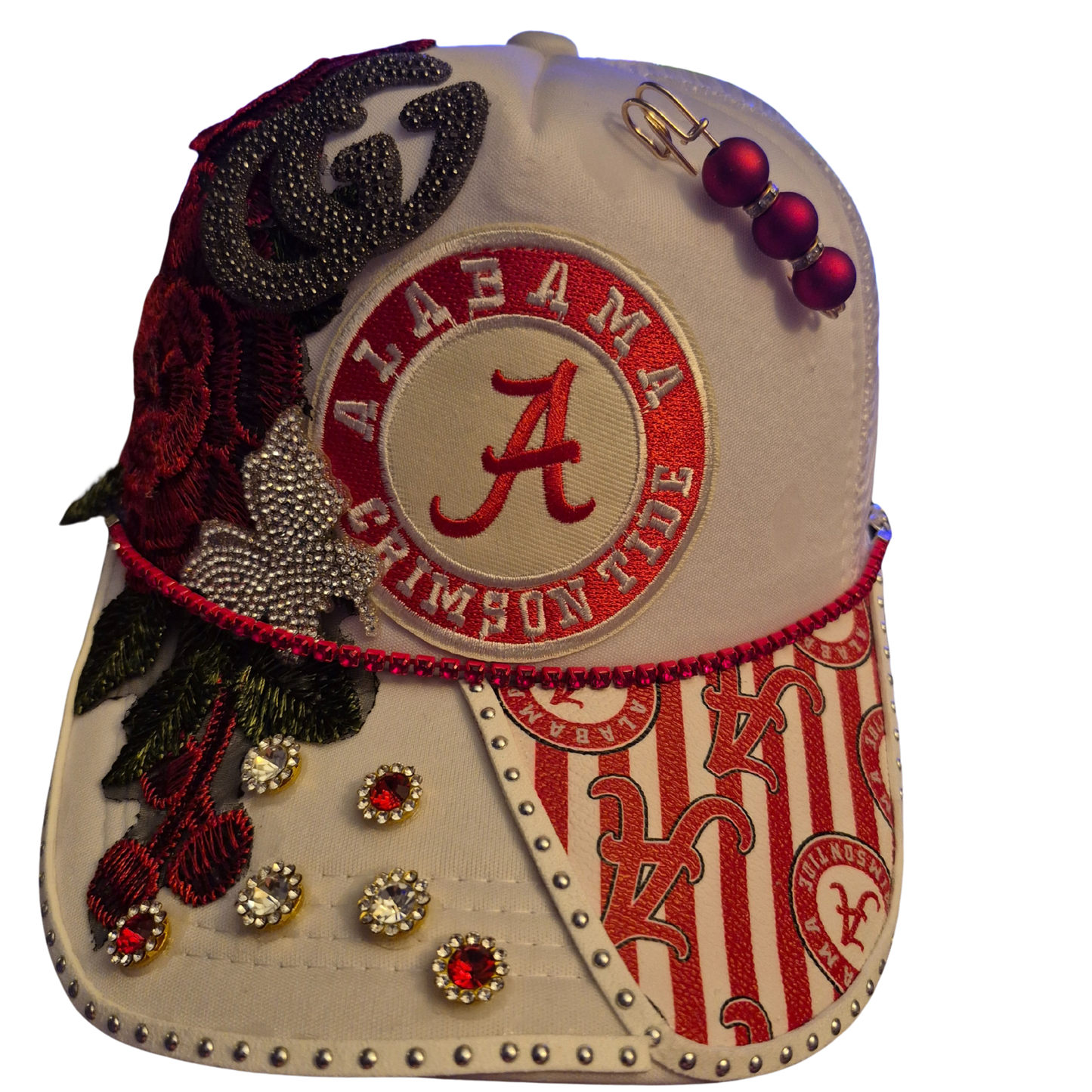 Roll Tide Royalty Set – Alabama Game Day T-Shirt, Bracelet Stack & Bling Trucker Hat